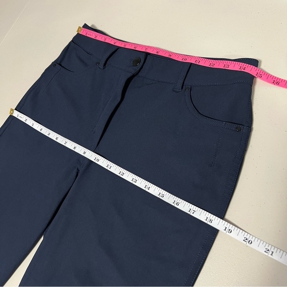 LIKE NEW Lululemon City Sleek 5 Pocket 7/8 Pant True Navy - Picture 11 of 14